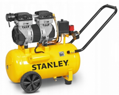 Stanley kompresor bezolejowy 24l 8bar 59db cichy STN704